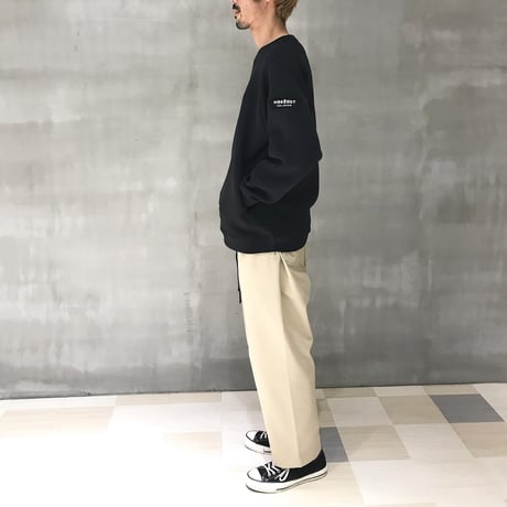 TC TWILL EASY PANTS / BEIGE / BLACK / S / M / L / XL
