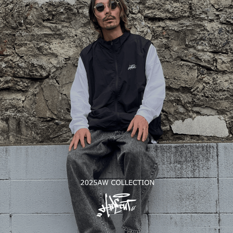 「STREET-LOGO」 NYLON VEST / IVORY / S / M / L