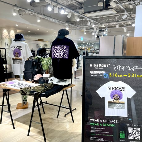 「MR.DOGMAN2026ss【アフロドッグ】PURPLE ver.」 HIGH GRADE T-SHIRTS / WHITE/M/L/XL