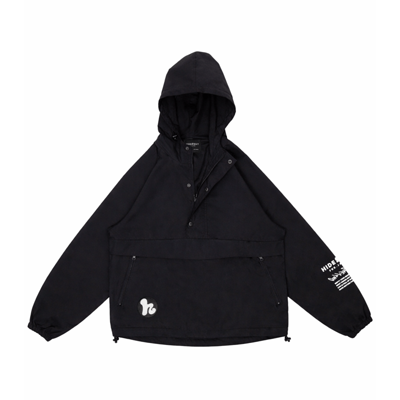 HIGH DENSTIY COTTON ANORAK PARKA /SILVER/S/M/L