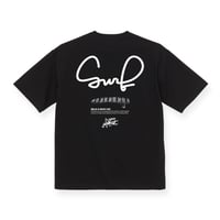 【SURF】デザイン (SUPER HEAVY T-SHIRTS) /BLACK/M/L