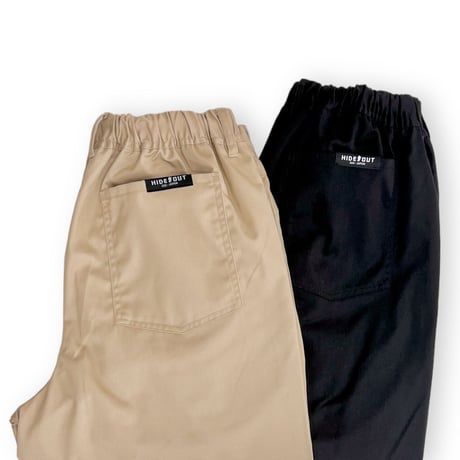 TC TWILL EASY PANTS / BEIGE / BLACK / S / M / L / XL