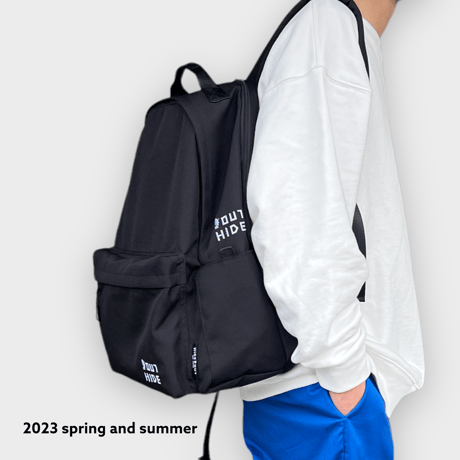 CORDURA BAG PACK - FRONT LOGO刺繍ver. BLACK / ONE SIZE