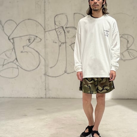 【限定受注デザイン】「SMOKE-mikiko」BIG LONG SLEEVE T-SHIRTS / BLACK/S/M/L