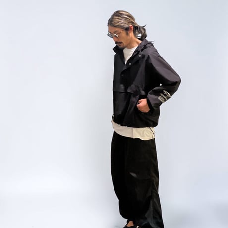 HIGH DENSTIY COTTON ANORAK PARKA /SILVER/S/M/L