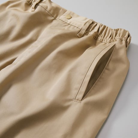 TC TWILL EASY PANTS / BEIGE / BLACK / S / M / L / XL