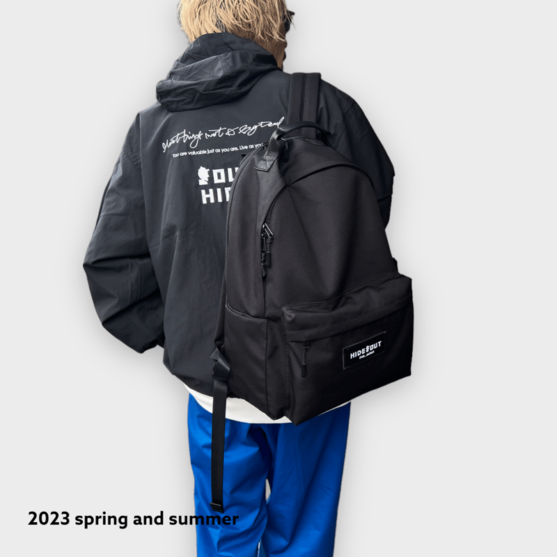 CORDURA BAG PACK - FRONT BOX WAPPEN ver. BLACK