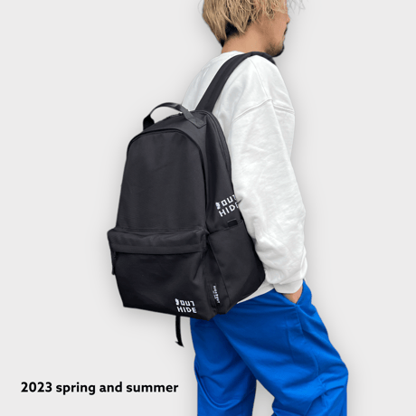 CORDURA BAG PACK - FRONT LOGO刺繍ver. BLACK / ONE SIZE