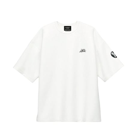 「h-LOGO / STREET-LOGO」刺繍ダンボールニットSS /BLACK/M/L