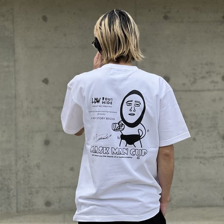 「HPW-mammoth TANIGUCHI 次はお前だ」HIGH GRADE T-SHIRTS / WHITE/M/L/XL