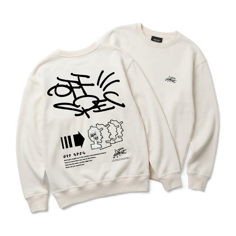 予約販売】サガラ刺繍2026ss HEAVY ONZ SWEAT/OFF WHITE/M/L