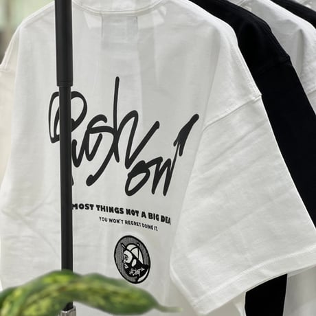 おいちゃん【PUSH ON】(SUPER HEAVY T-SHIRTS) /BLACK/M/L