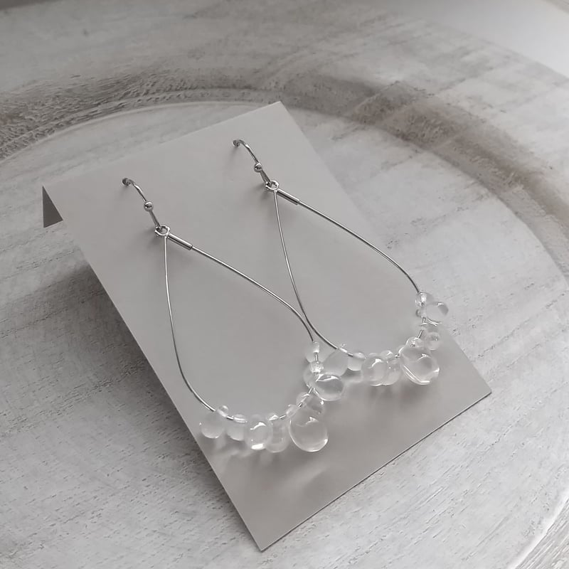 №686 ニッケルフリーピアス、イヤリング シルバー | madam＊akaneeze