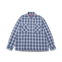 Ombre Check L/S Shirt(25aw) | HIDE AND SEEK Off