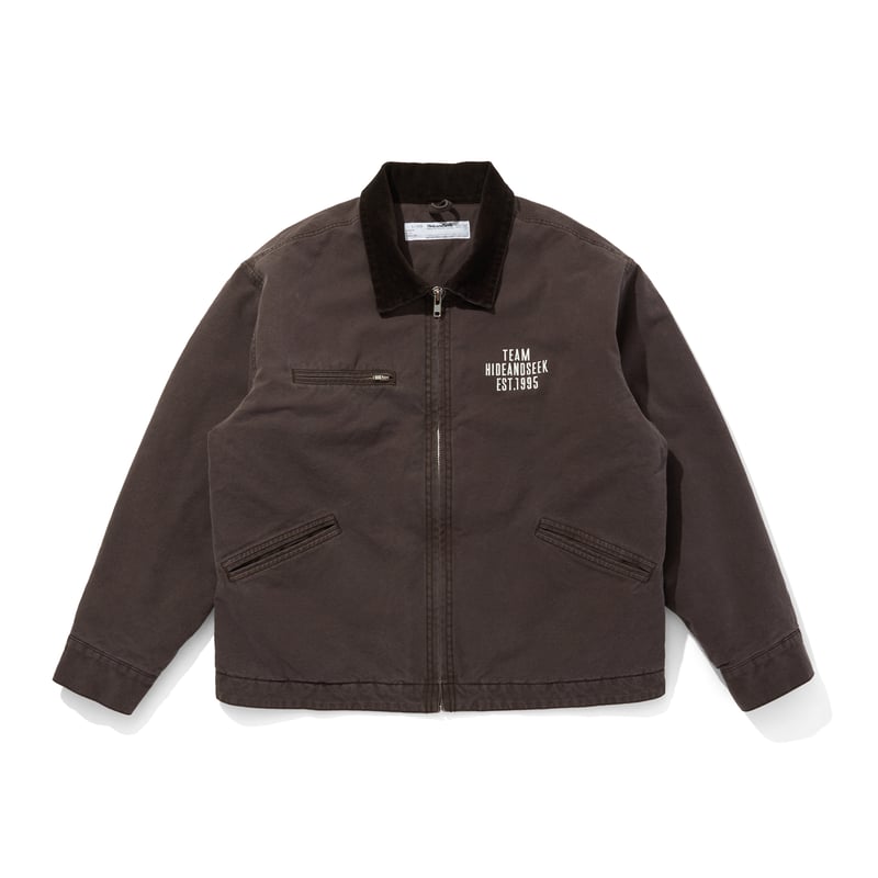 HIDE AND SEEK　 復刻 Nylon Zip Jacket Nylon Zip Jacket(24aw) | HIDE AND SEEK Official