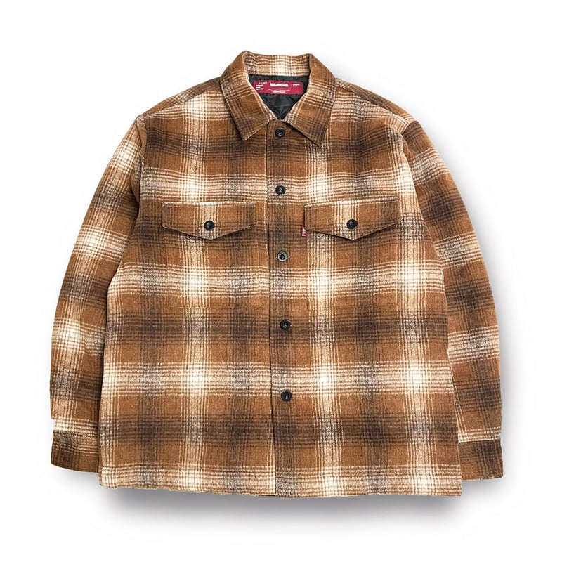 【梅吉様】23AW　Melton CPO Shirts　S Melton Check CPO(23aw) | HIDE AND SEEK Official