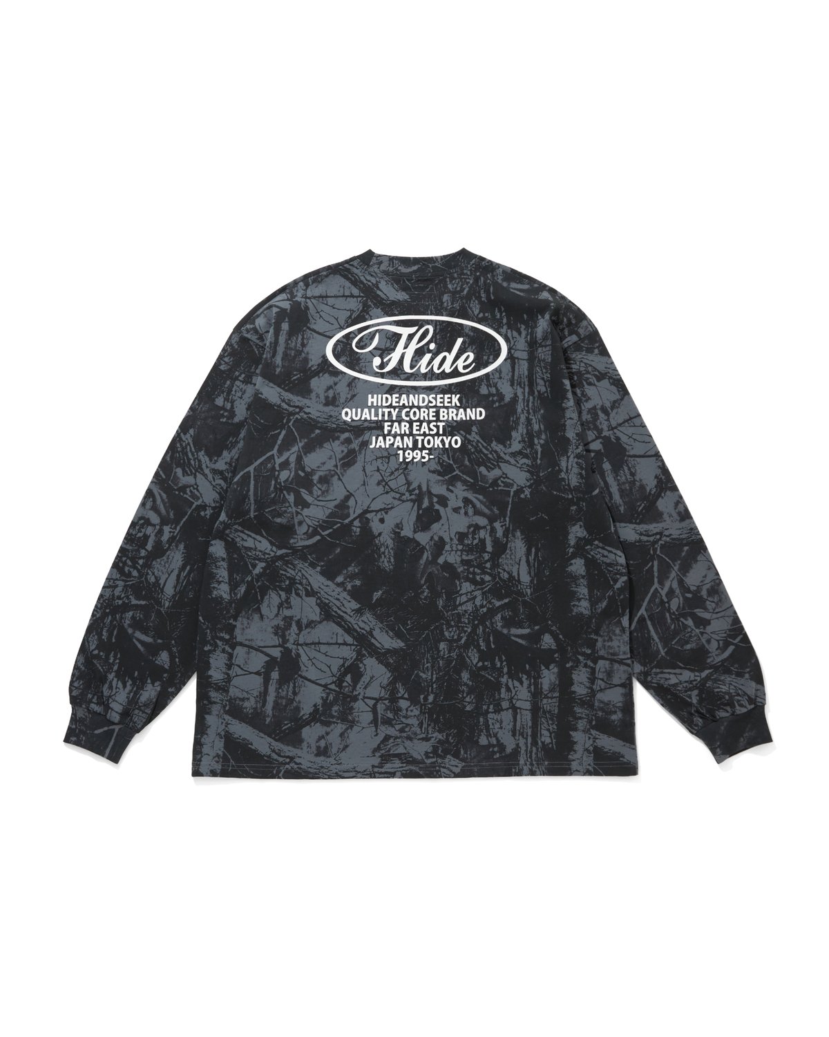 Camo L/S Tee | HIDE AND SEEK Official Web Shop