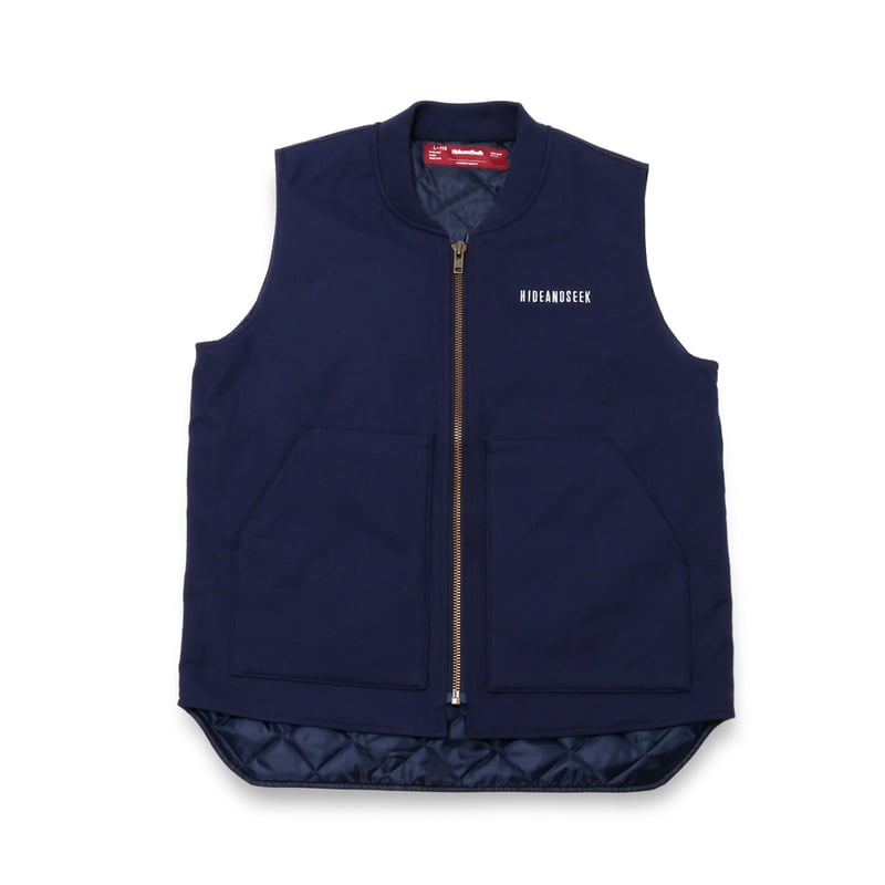 BRIEFING PARKA VEST 定価55,440円 Work Zip Vest(24aw) | HIDE AND SEEK Official We