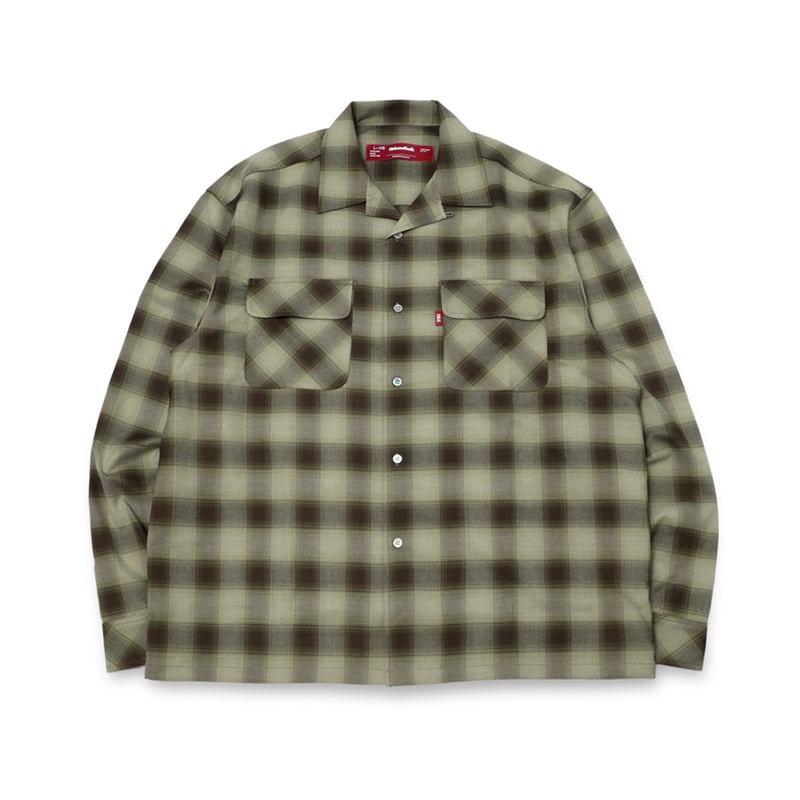 Ombre Check L/S Shirt(24aw) | HIDE AND SEEK Off Ombre Check L/S Shirt(24aw) | HIDE AND SEEK Off