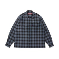 Ombre Check L/S Shirt | HIDE AND SEEK Official