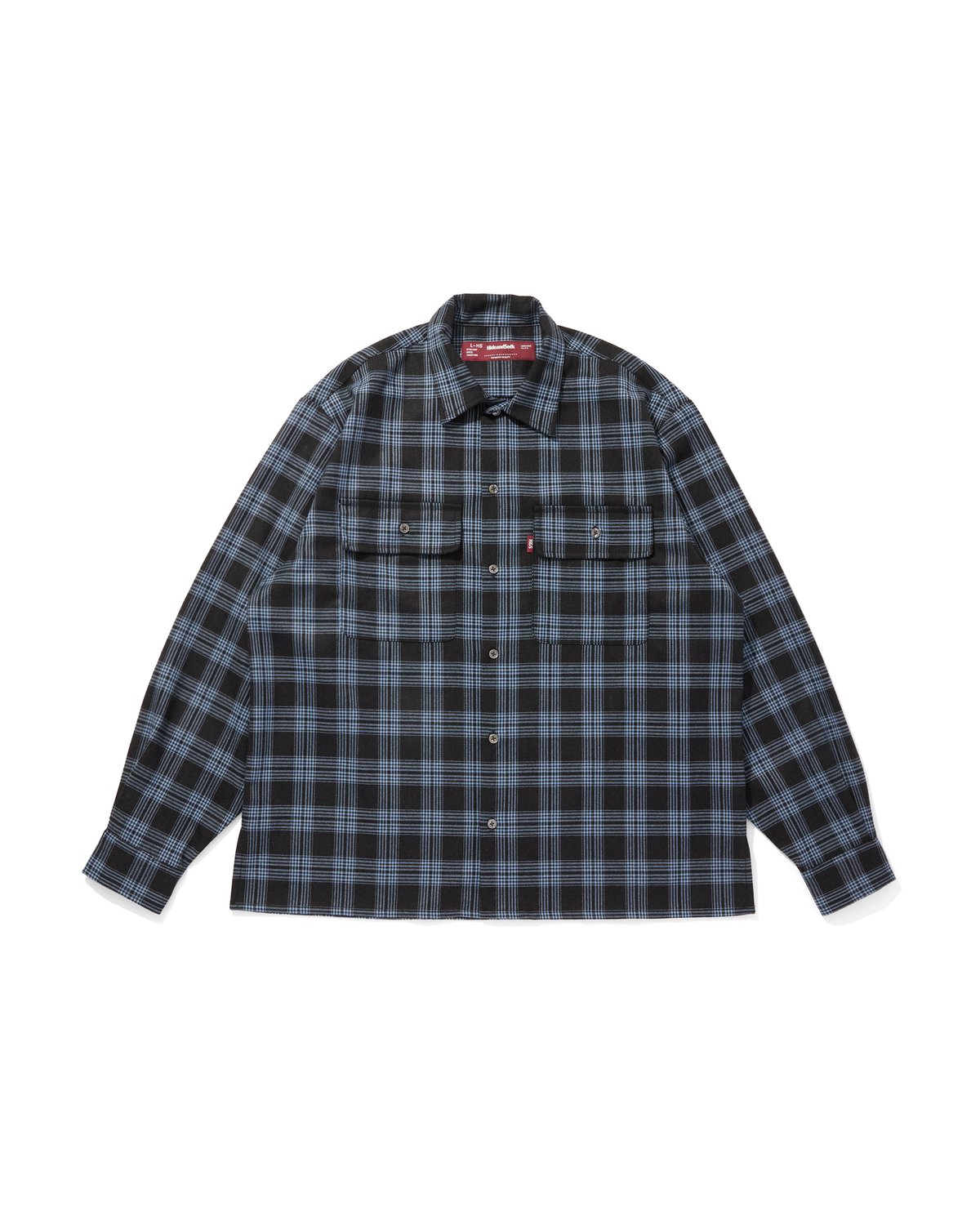 HIDE AND SEEK / S/S Shirt/半袖シャツ/M/コットン/BLK/HC-060325 Check L/S Shirt (25aw-2) | HIDE AND SEEK Offici