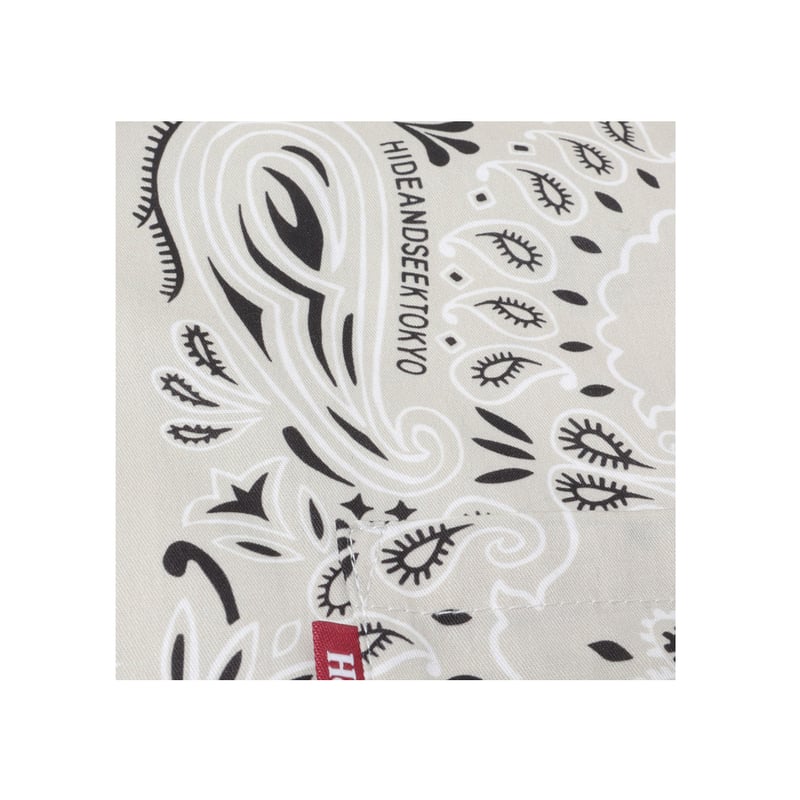 Bandana Pattern L/S Shirt | HIDE AND SEEK Offic