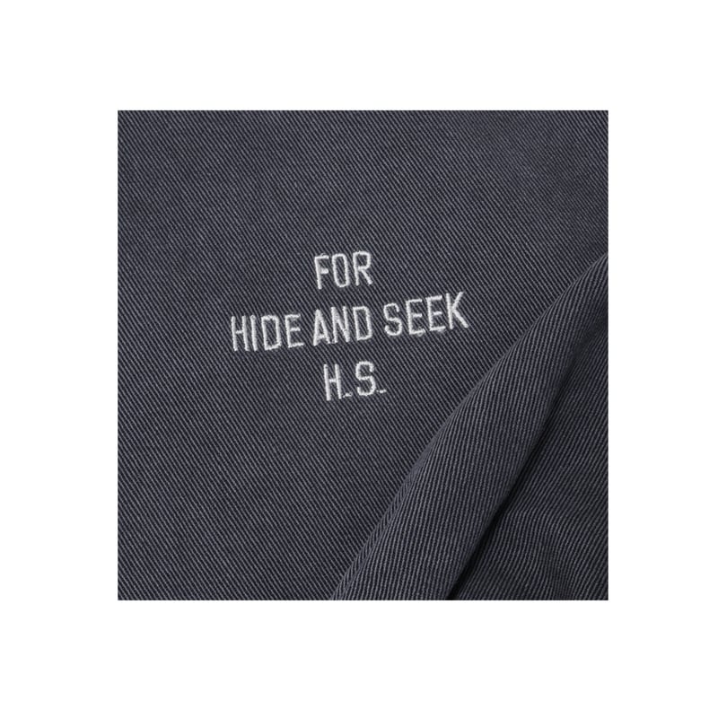 Hide and Seek 3rd Jacket Pigment Dye 黒 M Harrington Jacket