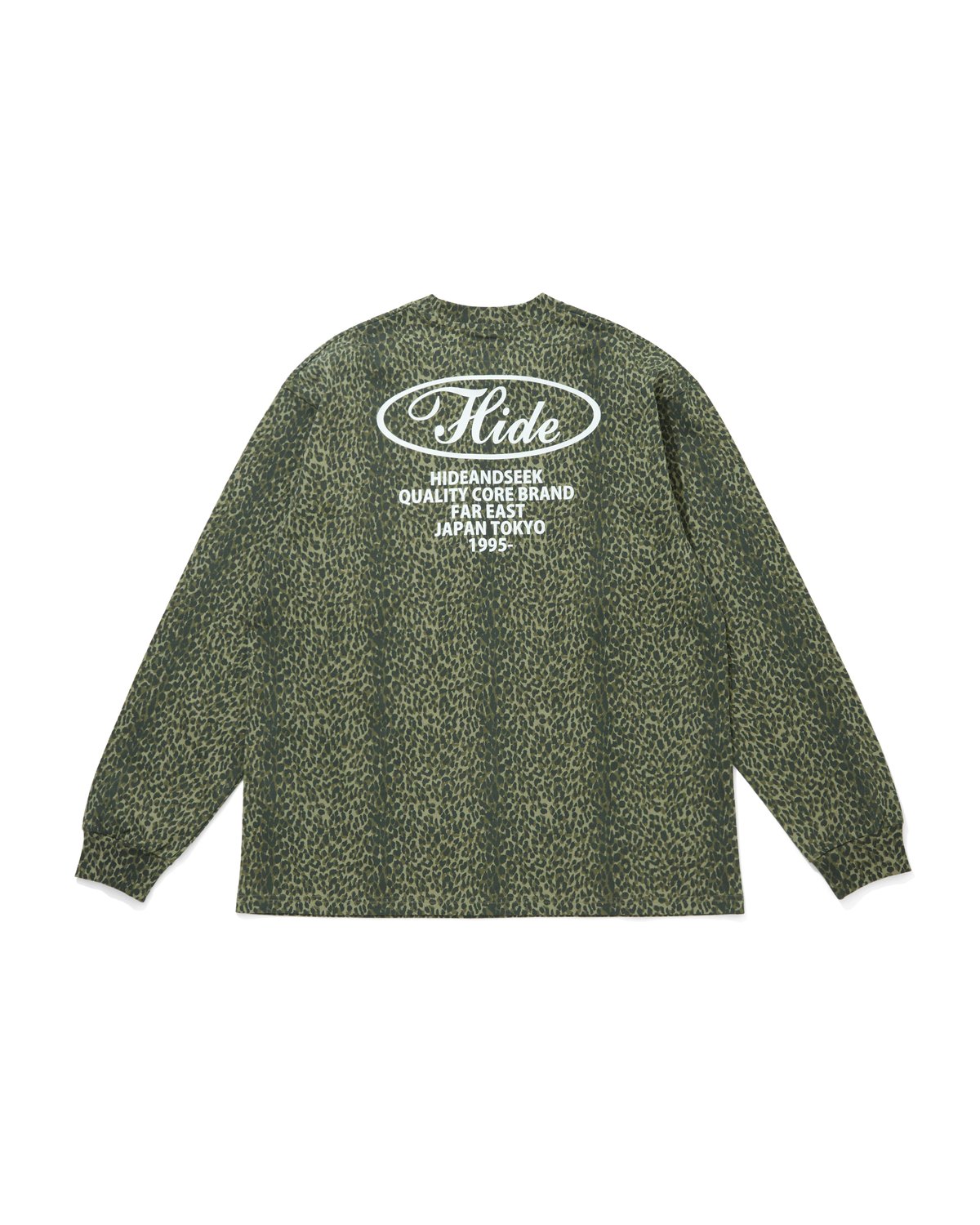 Camo L/S Tee | HIDE AND SEEK Official Web Shop