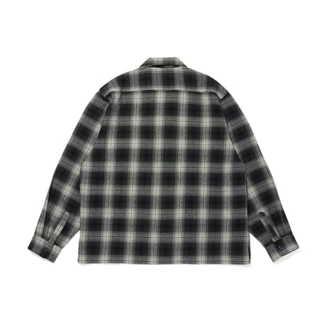 Ombre Check L/S Shirt(25aw)