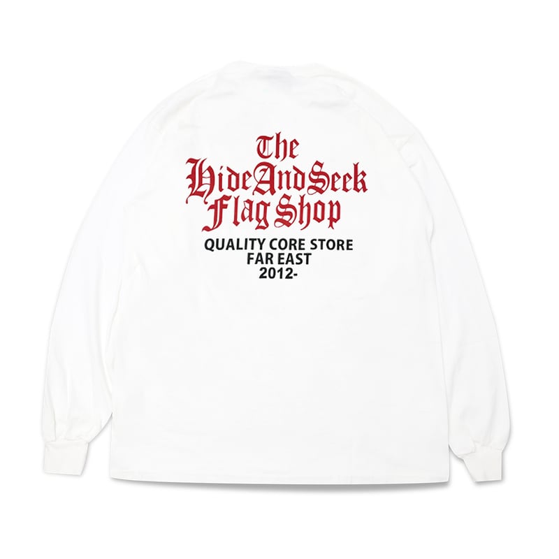30周年　hide and seek the FlagShop Tee HideandSeek×