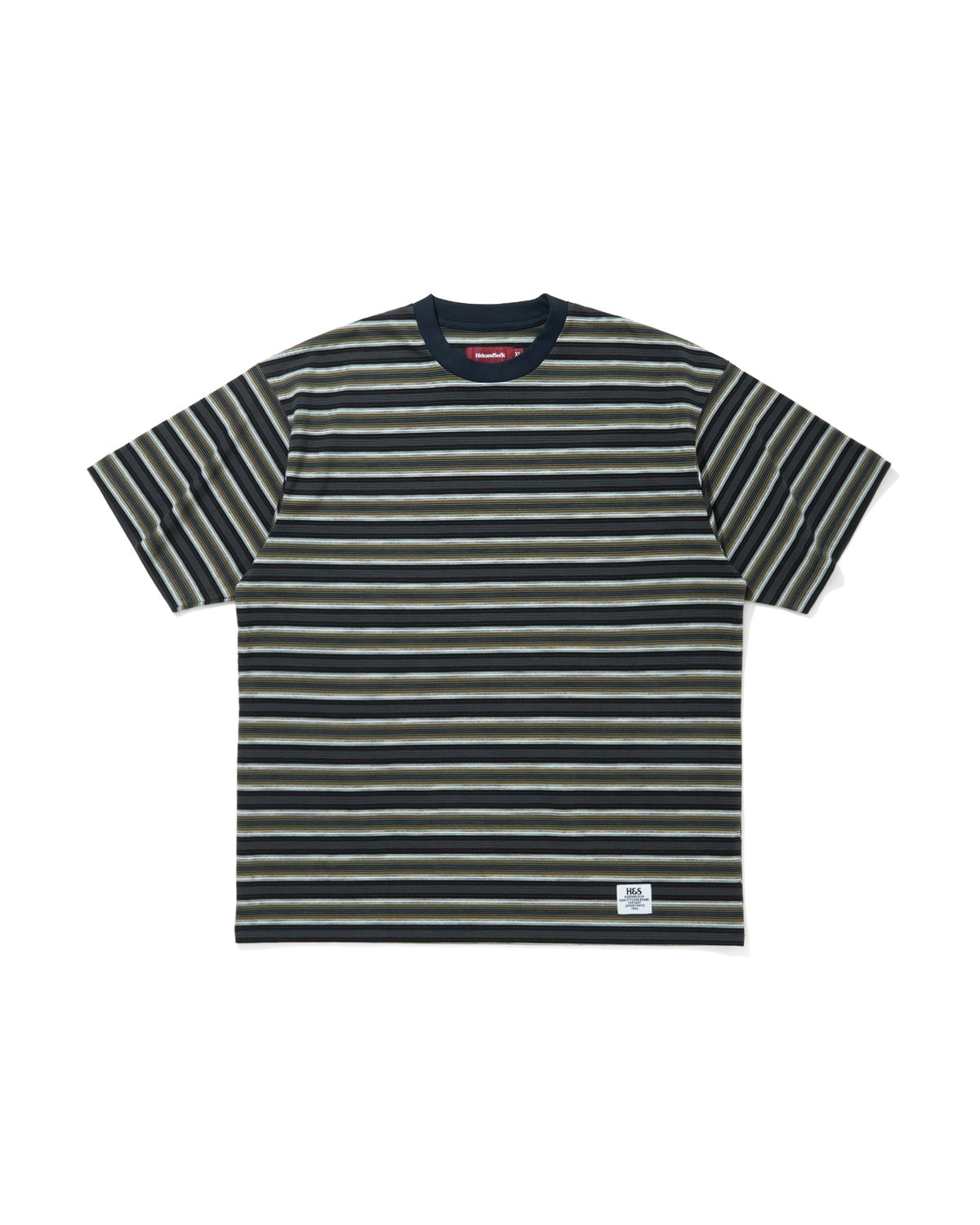 Border S/S Tee(26ss) | HIDE AND SEEK Official W