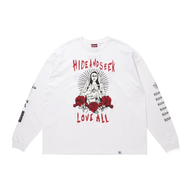 LOVE ALL L/S Tee | HIDE AND SEEK Official Web Shop