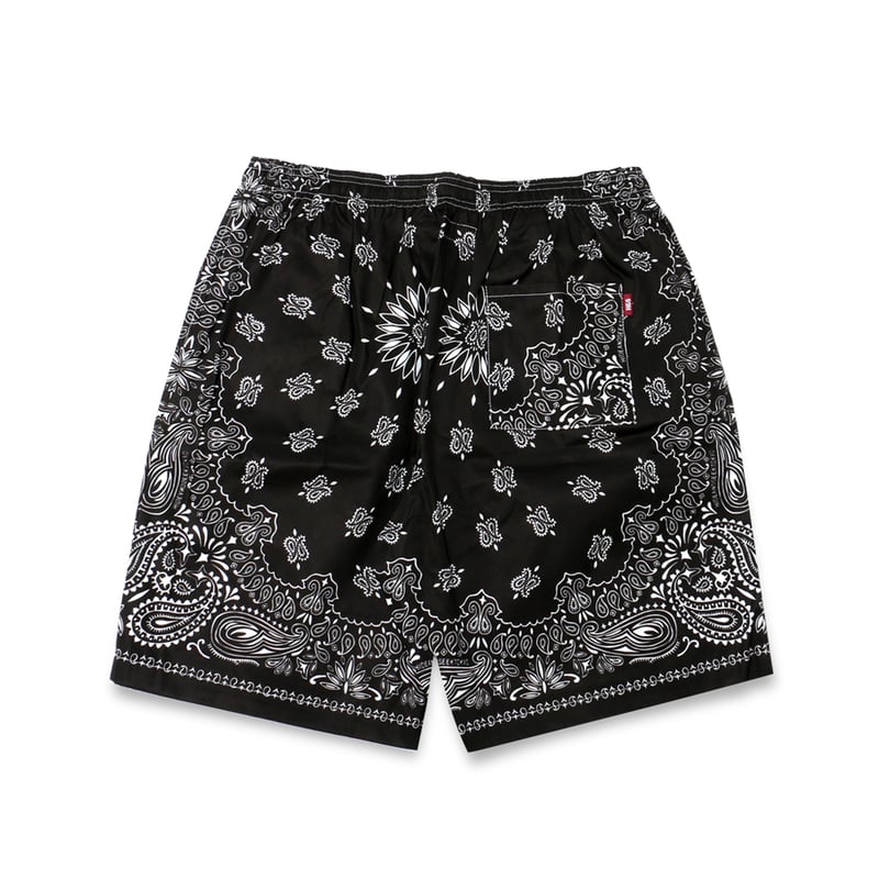 HIDE AND SEEK Bandana　PatternShirt ブラック HIDE AND SEEK Bandana PatternShirt ブラック HIDE AND SEEK