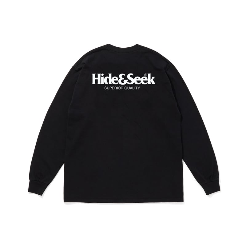 Logo L/S Tee(26ss) | HIDE AND SEEK Official Web