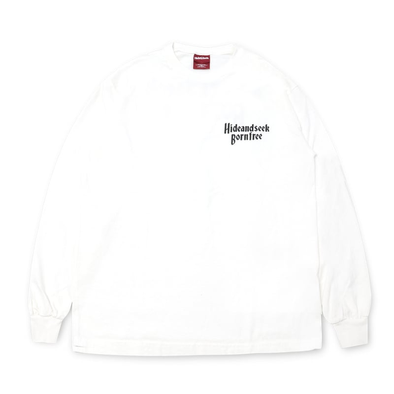 Born☆Free Born Free L/S Tee(24aw) | HIDE AND SEEK Officia