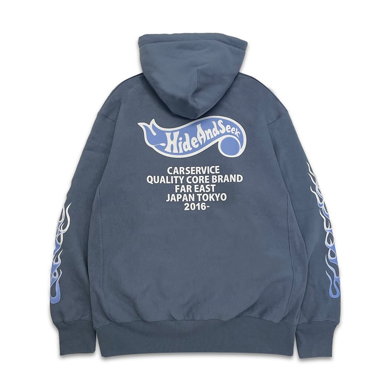 HIDEANDSEEK × CarService Hooded Sweat HIDEANDSEEK × CarService Hooded Sweat Shirt | H