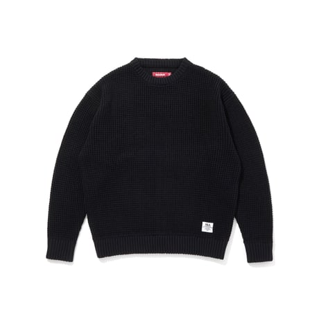 Heavy Waffle Knit Sweater
