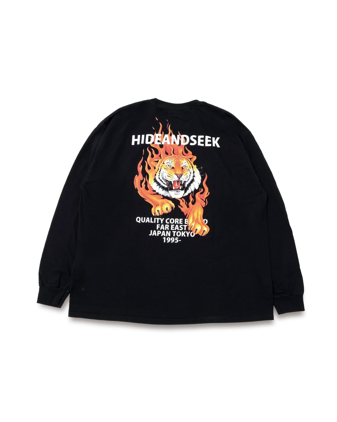 トップス hide and seek Tiger L/S Tee 25ss Tiger L/S & S/S Tee(Back) | HIDE AND SEEK Offic