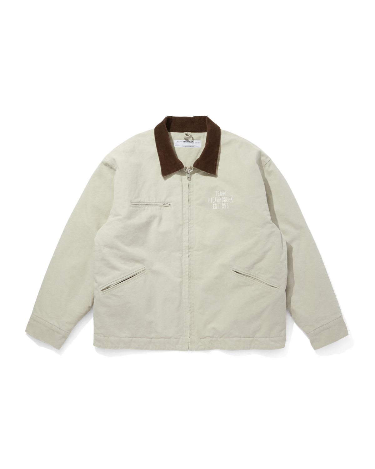 Ox Work Zip Jacket(Washed) | HIDE AND SEEK Offi