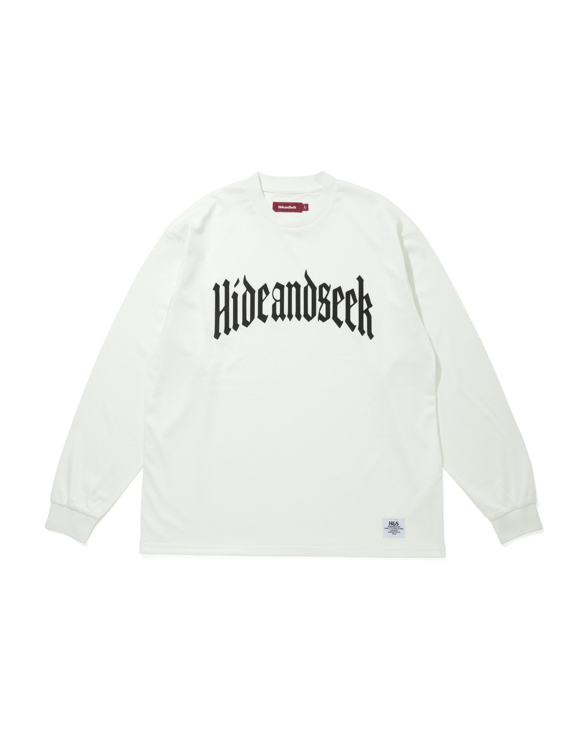 Mesh L/S Tee | HIDE AND SEEK Official Web Shop