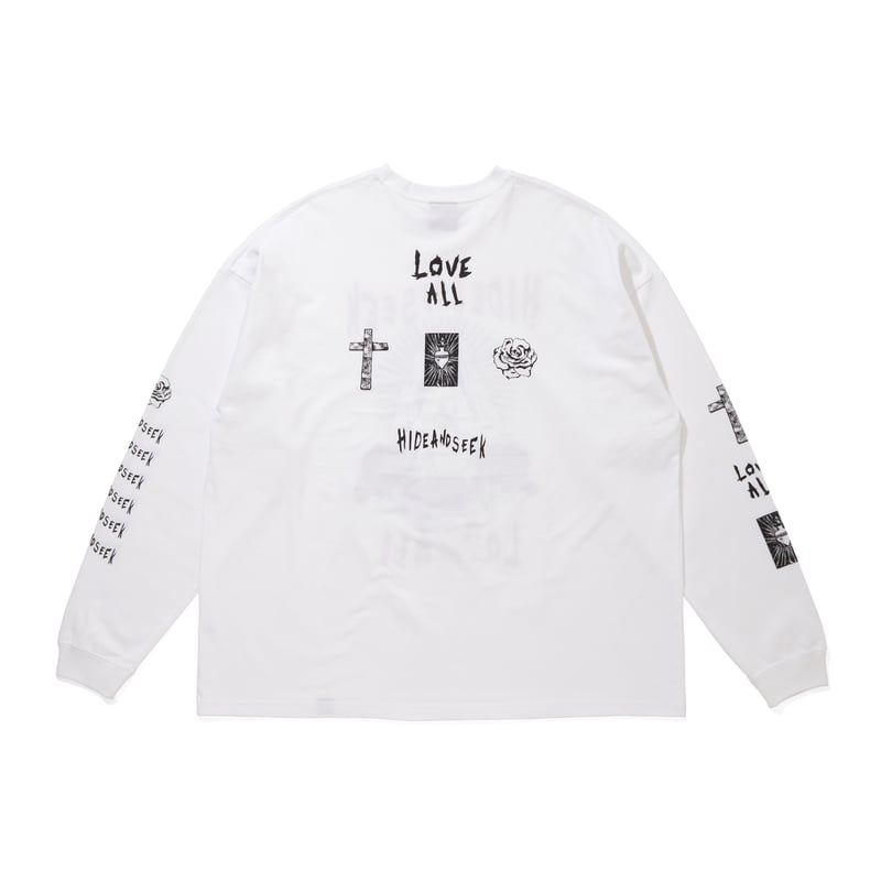 LOVE ALL L/S Tee | HIDE AND SEEK Official Web Shop