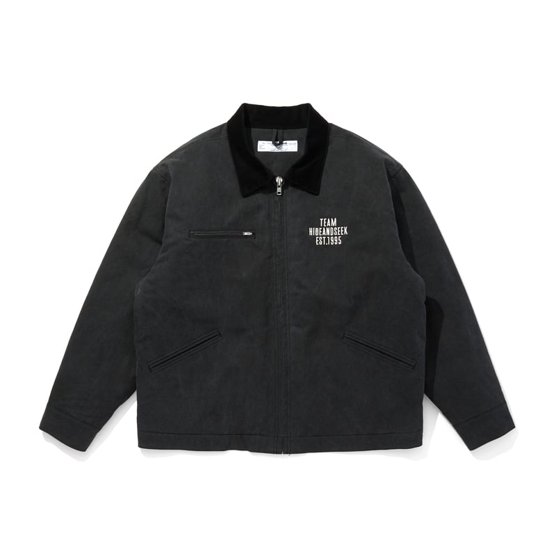 Ox Work Zip Jacket(Washed) | HIDE AND SEEK Offi