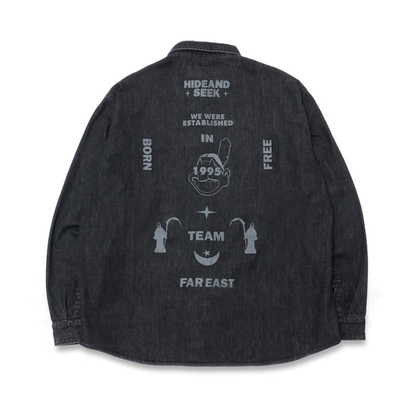 Denim B.D. L/S Shirt | HIDE AND SEEK Official W Denim B.D. L/S Shirt | HIDE AND SEEK Official W