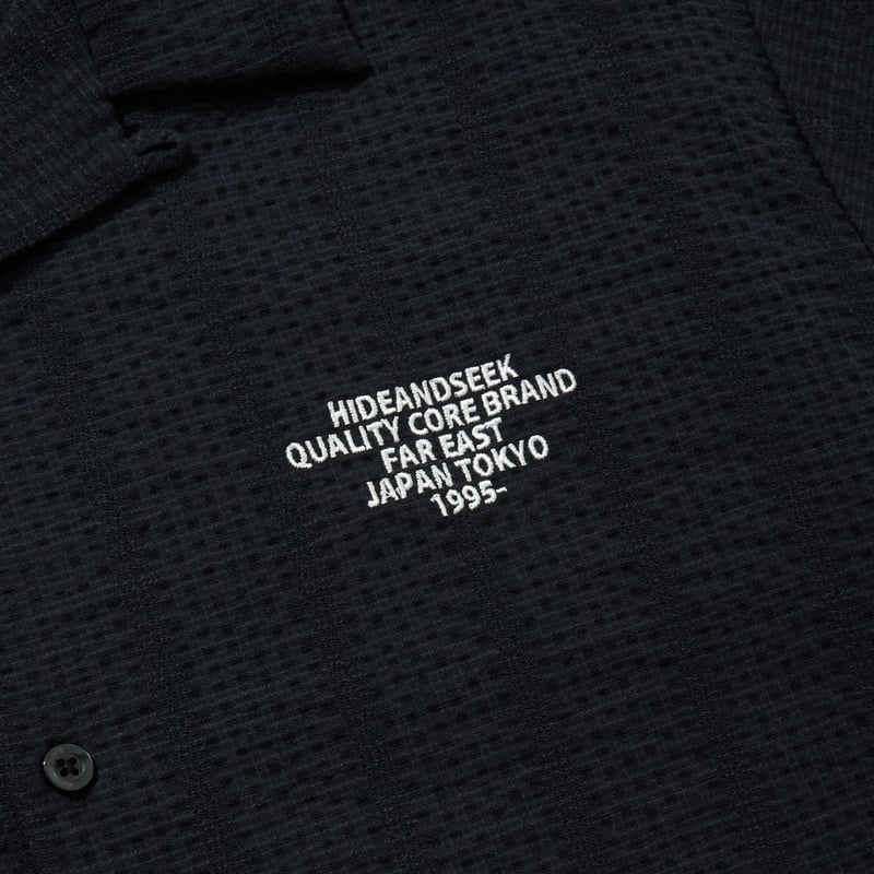 Seersucker S/S Shirt | HIDE AND SEEK Official W