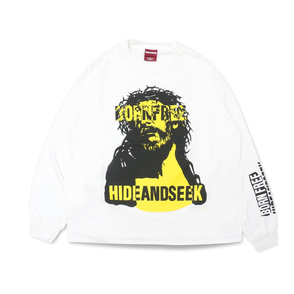 トップス hideandseek Jesus L/S Tee Jesus L/S Tee(Front) | HIDE AND SEEK Official W