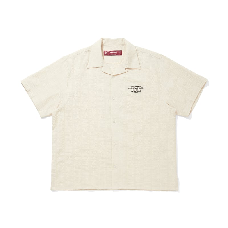 Seersucker S/S Shirt | HIDE AND SEEK Official W