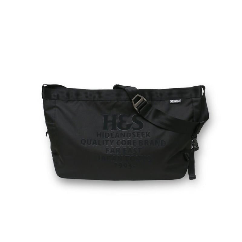 HIDEANDSEEK メッセンジャーバッグ ブラック HIDE AND SEEK