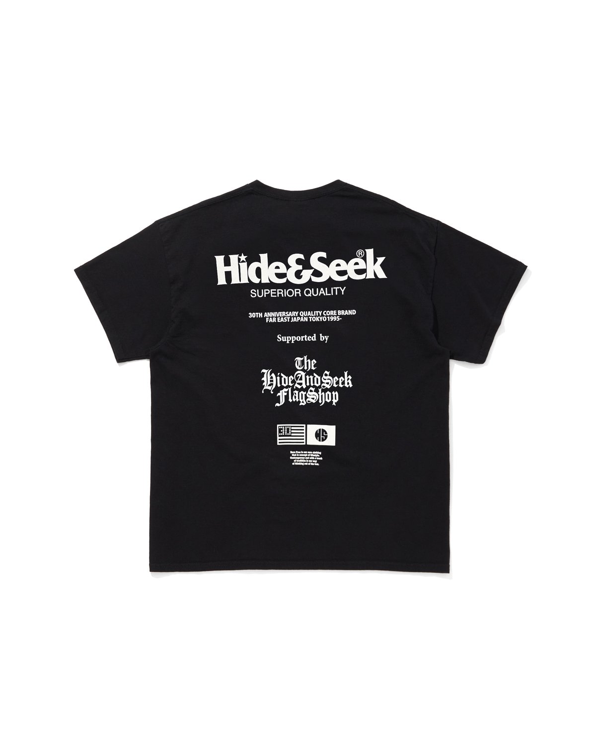 30周年　hide and seek the FlagShop Tee HideandSeek×