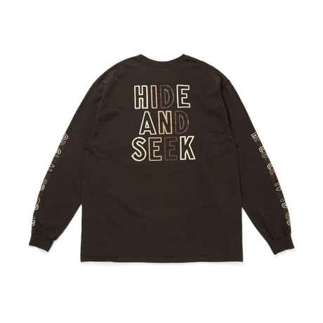 "HideandSeek×Toru Nishiura" Original H&S L/S Tee
