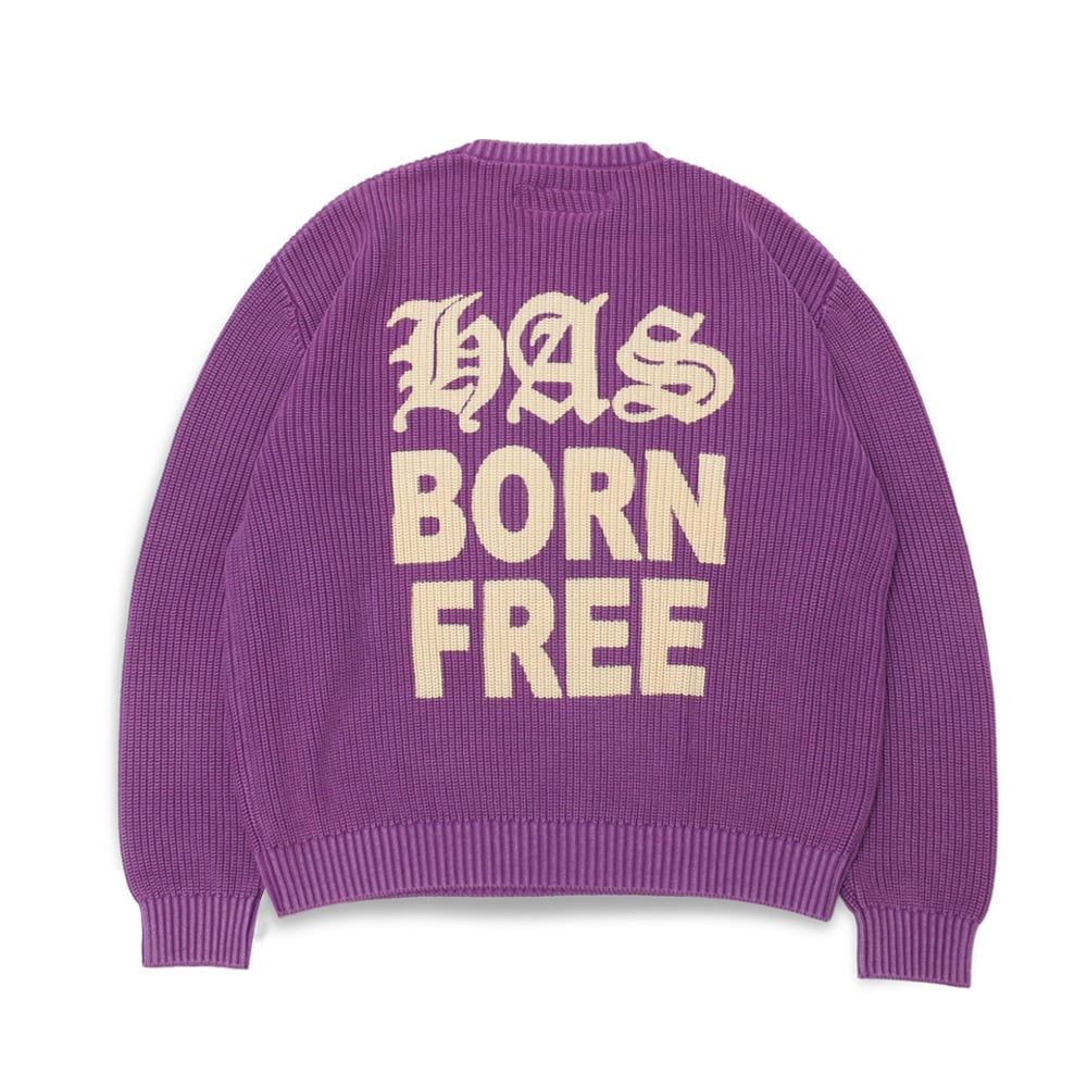 Garment Dye Rib Knit Sweater | HIDE AND SEEK Of